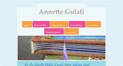 Desktop Screenshot of annettegulati.com