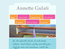 Tablet Screenshot of annettegulati.com